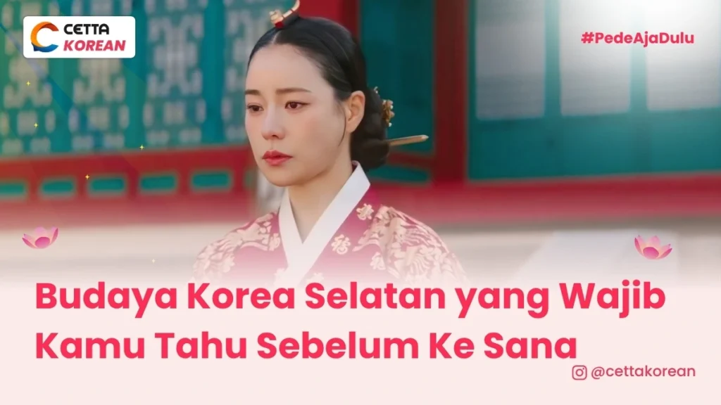 potret perempuan yang mengenakan hanbok sebagai bagian dari bdaya Korea Selatan