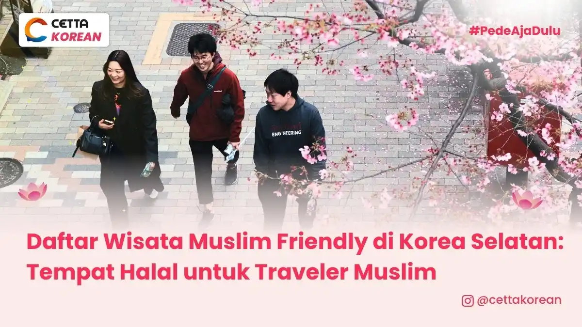Ilustasi daftar wisata muslim friendly di Korea Selatan