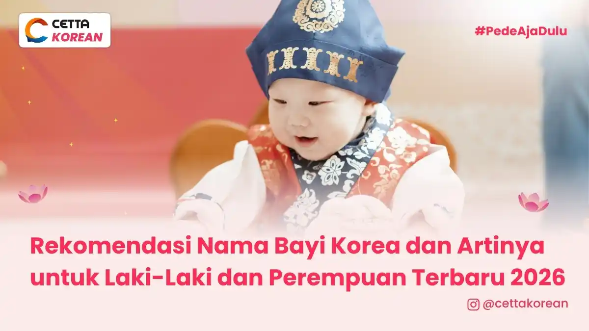 ilustrasi bayi Korea yang memiliki nama dengan arti yang baik