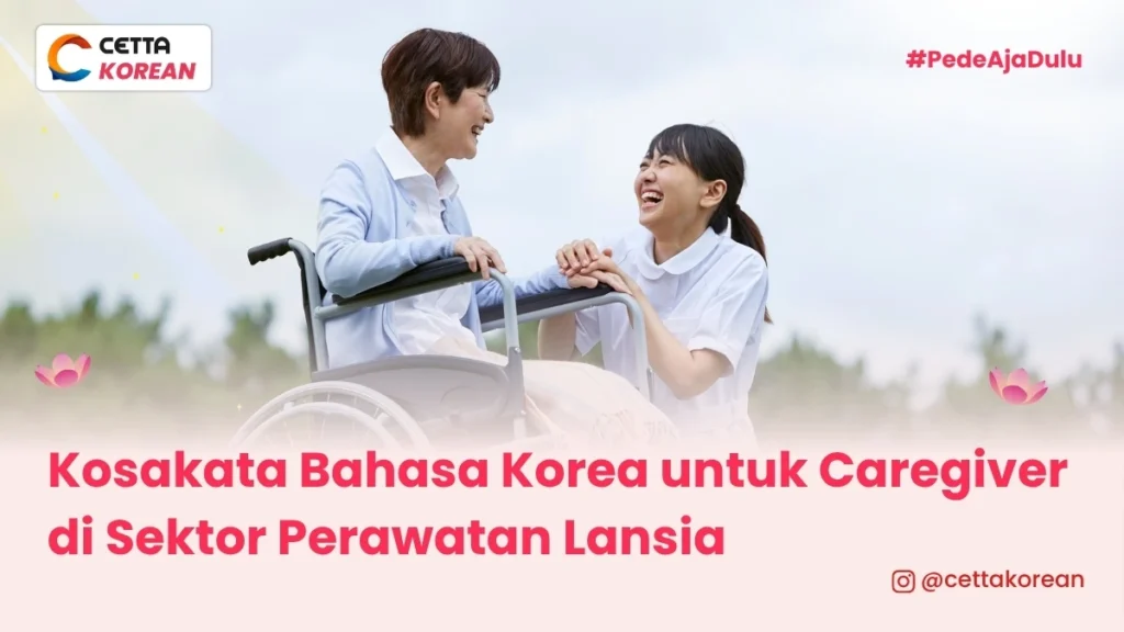 potret caregiver di sektor perawatan lansia di Korea Selatan
