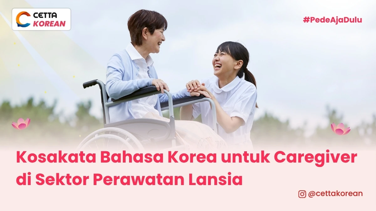 potret caregiver di sektor perawatan lansia di Korea Selatan