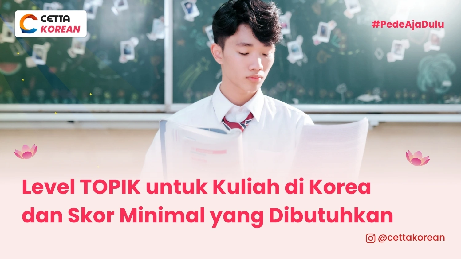 potret siswa yang lulus level TOPIK untuk kuliah-di Korea